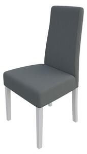 Čalúnená jedálenská stolička MOVILE 38 - biela / šedá 1