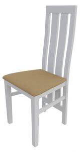 Jedálenská stolička MOVILE 42 - biela / béžová