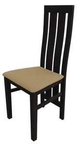 Jedálenská stolička MOVILE 42 - wenge / béžová