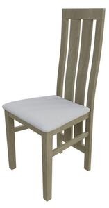 Jedálenská stolička MOVILE 42 - dub sonoma / biela ekokoža