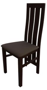 Jedálenská stolička MOVILE 42 - orech / tmavá hnedá 1