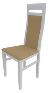 Jedálenská stolička MOVILE 43 - biela / béžová