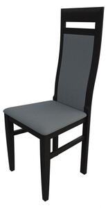 Jedálenská stolička MOVILE 43 - wenge / šedá 1