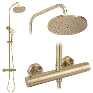 Sprchový set cu termostat Rea PAROT BRUSHED GOLD
