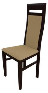 Jedálenská stolička MOVILE 43 - orech / béžová