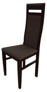 Jedálenská stolička MOVILE 43 - orech / tmavá hnedá 1