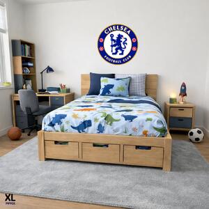 100x100cm Logo FC Chelsea - textilná nálepka na stenu Veľkosť: 60 cm