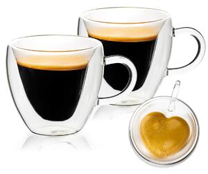 4Home Termo pohár Big Heart Hot&Cool, 250 ml, 2 ks