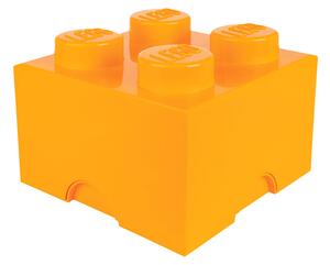 LEGO Úložný box, stohovateľný, 2 x 4 gombíky (cool yellow/bright orange) (100349674)