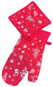 Sendia Textil Vianočný kuchynský 2 set Christmas
