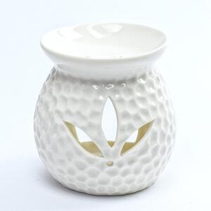 Výrez porcelán biela 10,5x10,5x11,5cm 208842 - Aromalampa