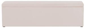 Béžová Lavica Ancona s úložným priestorom – 140 × 34 × 47 cm 140 × 34 × 47 cm MAZZINI SOFAS