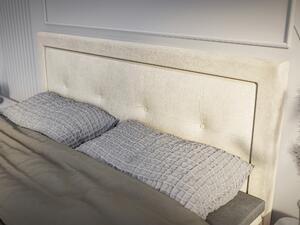 Kontinentálna posteľ 160 cm Veronica (krémová) (s matracom a úl. priestorom). Vlastná spoľahlivá doprava až k Vám domov. 1043455