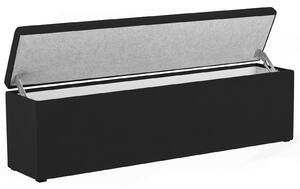 Čierna Lavica s úložným priestorom Astro – 140 × 34 × 47 cm 140 × 34 × 47 cm WINDSOR & CO
