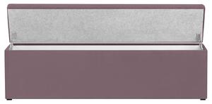 Fialová Lavica Ancona s úložným priestorom – 140 × 34 × 47 cm 140 × 34 × 47 cm MAZZINI SOFAS