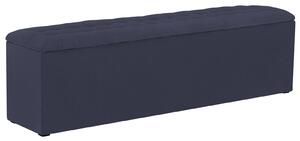 Modrá Lavica s úložným priestorom Nova – 140 × 34 × 47 cm 140 × 34 × 47 cm WINDSOR & CO