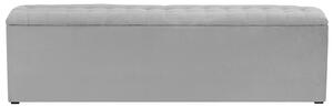 Šedá Lavica s úložným priestorom Nova – 140 × 34 × 47 cm 140 × 34 × 47 cm WINDSOR & CO