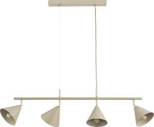 Luster na lanku ZELTA 4xE27/15W/230V béžový
