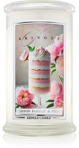 Kringle Candle Chiffon Parfait & Peony vonná sviečka 623 g