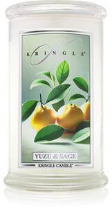 Kringle Candle Yuzu & Sage vonná sviečka 623 g