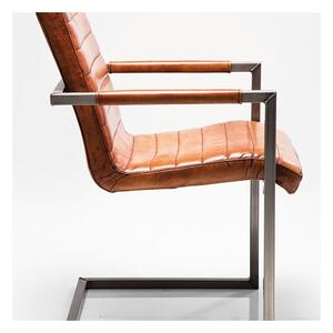 Hnedá Konzolová stolička Riffle Buffalo 85 × 55 × 61 cm KARE DESIGN