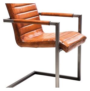 Hnedá Konzolová stolička Riffle Buffalo 85 × 55 × 61 cm KARE DESIGN