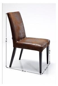Sada 2 ks − Polstrovaná stolička Casual Vintage 90 × 45 × 58 cm