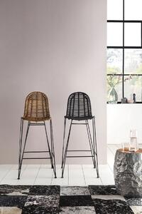 Hnedá Barová stolička RATTAN – 49 × 60 × 110 cm 49 × 60 × 110 cm SIT MÖBEL