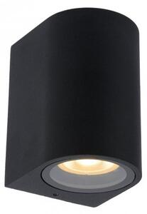 Lucide ZARO kúpeľňové bodové nástenné svietidlo okrúhle čierne 69801/01/30