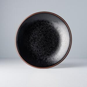 MADE IN JAPAN Guľatý tanier Tenmokku 25 cm 25 × 3 cm