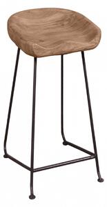 Béžová Barová stolička LIVE EDGE – 42 × 38 × 76 cm 42 × 38 × 76 cm SIT MÖBEL