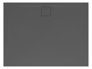 Sprchová vanička obdĺžniková SAT Vision 120x80 cm liaty mramor čierna SATSVVI12080C