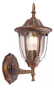 Vonkajšie nástenné svietidlo MANOEL 1xE27/15W/230V IP44 bronz patina