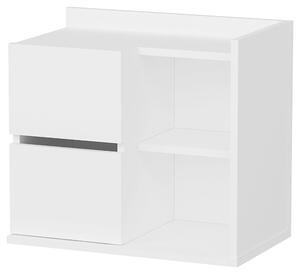 NOČNÝ STOLÍK, biela, 60/53,2/35 cm MID.YOU - Online Only zostavy, Online Only