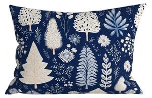 Obliečka na vankúš z mikrovlákna INDIGO BLOOM 50x70 cm, modrý