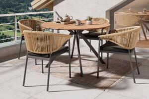 ZÁHRADNÝ STÔL, kov, plast, 120/74/120 cm Ambia Garden - Série záhradného nábytku, Online Only