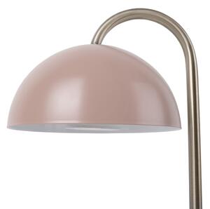 LEITMOTIV Sada 2 ks: Ružová stolná lampa Dome 20 × 14 × 36.5 cm