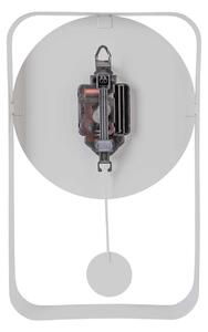 KARLSSON Nástenné hodiny Pendulum Charm – biele 32,5 × 20 × 5 cm