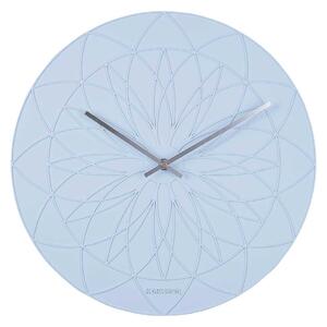 KARLSSON Nástenné hodiny Fairytale – modré 35 × 3,5 cm
