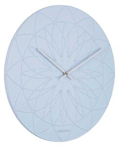 KARLSSON Nástenné hodiny Fairytale – modré 35 × 3,5 cm