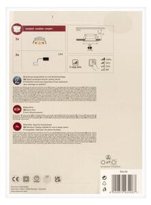 Paulmann 93406 - SADA 3xLED/6,5W IP44 Stmievateľné kúpeľňové svietidlo COLE 230V