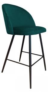 Zelená barová stolička Frozen - Magic velvet 25