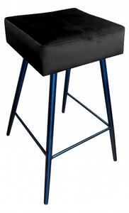 Čierna barová stolička Drines - Magic velvet 19