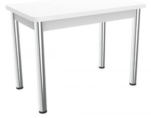 Stôl jedálenský kovové nohy Lithe alaska biela