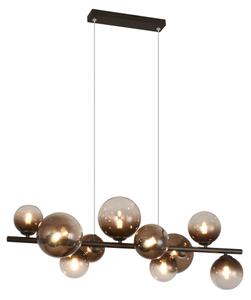 Brilagi - LED luster na lanku MILLA 10xG9/3W/230V hnedá/dymová hnedá