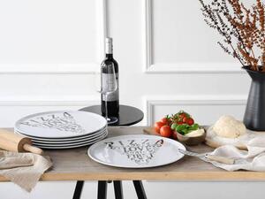SADA TANIEROV NA PIZZU, keramika, 33 cm Creatable - Online Only bytové doplnky, Online Only