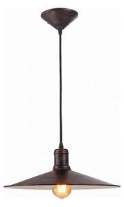 Brilagi - Závesný luster FORGE na lankách, 1xE27/60W/230V, priemer 36 cm, medená/patina