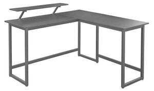 ROHOVÝ PÍSACÍ STÔL, čierna, 140/130/92,2 cm Boxxx - Online Only kancelárie, Online Only
