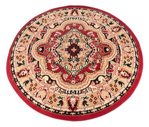 Okrúhly koberec Atlas PP červený – odolný a ľahko udržiavateľný Rozmer: 160x160 cm