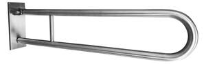 Bemeta Design HELP: Madlo, 850 mm, v tvare U, sklopné, s krytkou, nerez, mat - 301607322